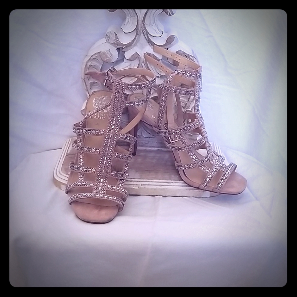 Sparkly, strappy, sandals